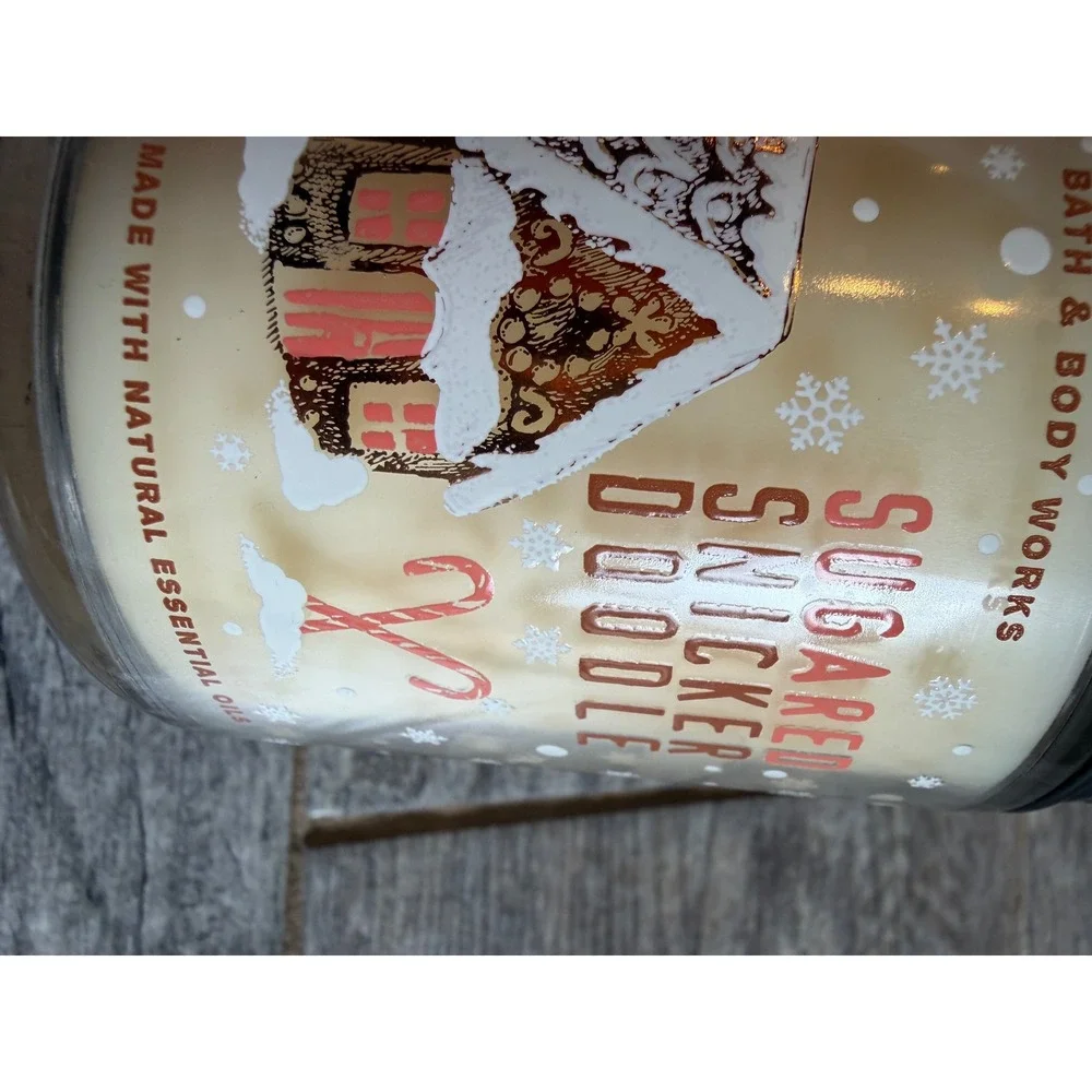 Bath & Body Works jar Candle 7 oz Sugared Snickerdoodle Holiday Christmas NWT